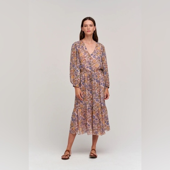 Velvet By Graham &  Spencer Pricilla Floral Dress - Picture 1 of 10